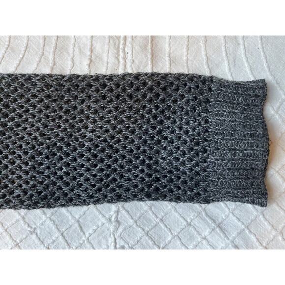 Paper Crane Anthropologie Women's Med Sweater Long Sleeve Open Knit Crochet Look - Picture 5 of 8